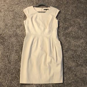 Cream business dress
